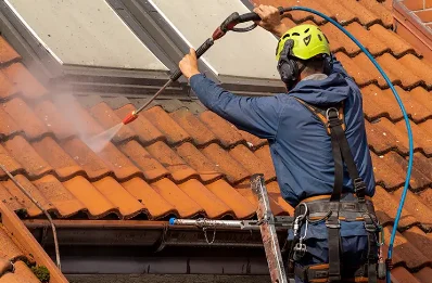 Démoussage et hydrofuge de toiture à Craménil